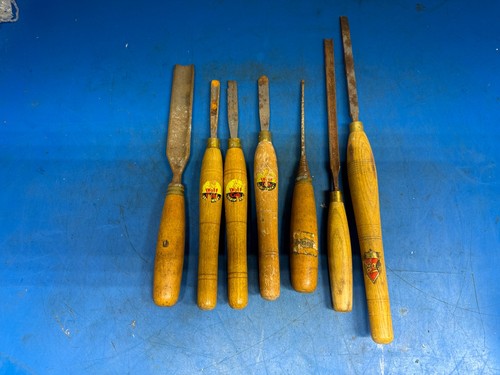 Vintage woodworking chisels - vintage,