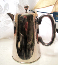 Art Deco tea coffee pot silver