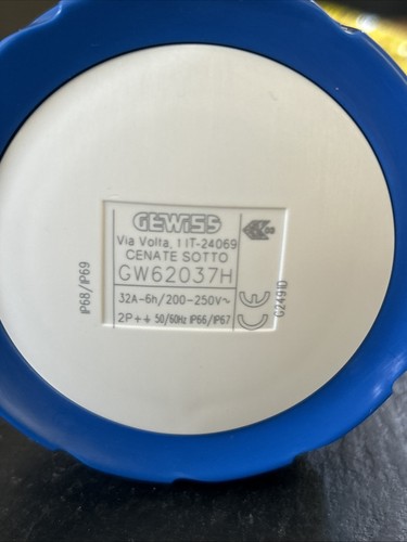 32amp blue industrial - 32amp,