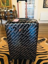 NEW JUICY COUTURE MARGOT BLACK & ROSE GOLD  SUITCASE SIZE LARGE R.R.P. $320