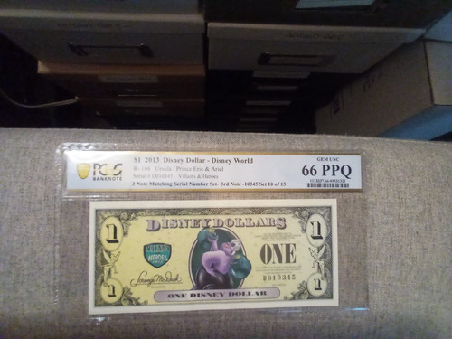 Disney dollars 2013 ursala - disney,