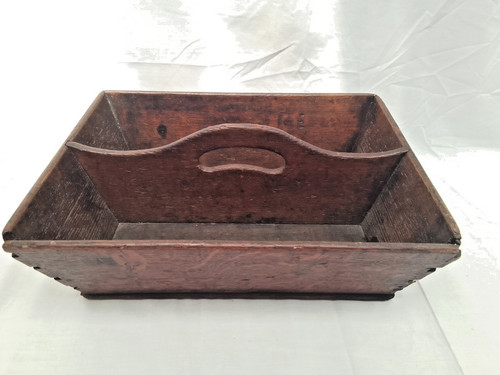 Antique english oak cutlery - antique,