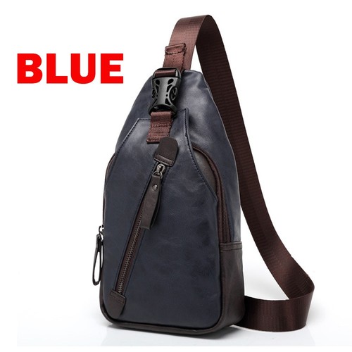 Blue men chest bag pack - chest,