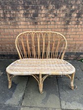 IKEA Wicker Rattan love seat chair