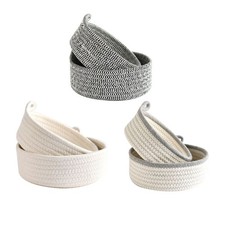 2pcs Woven Storage Baskets