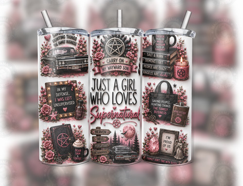Just girl love supernatural - a,