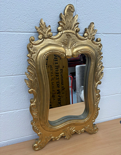 Ornate gold framed wall - gold,