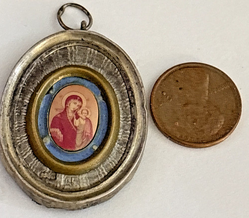 Old russian icon mother god - old, of