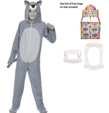 Grey Bad Wolf Halloween Boys