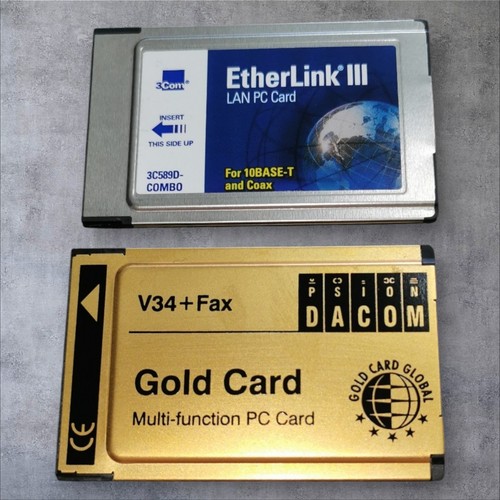 Vintage pcmcia cards - vintage,
