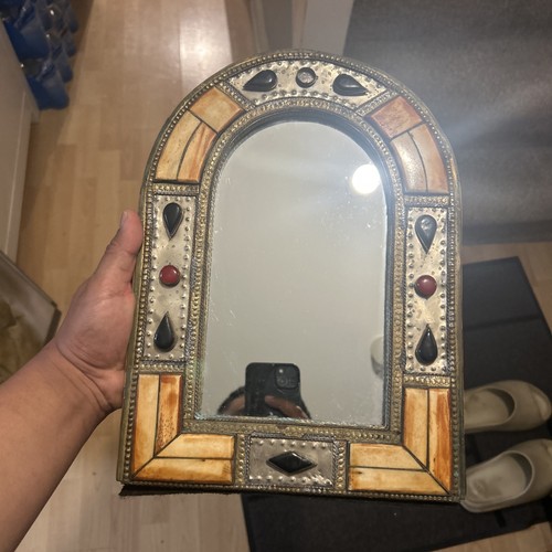 Vintage moroccan mirror with - vintage,