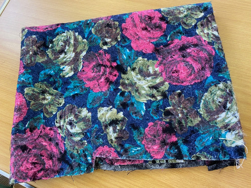 New pink turquoise floral - turquoise,