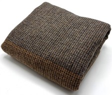 Brown Pin Dot Wool Fabric