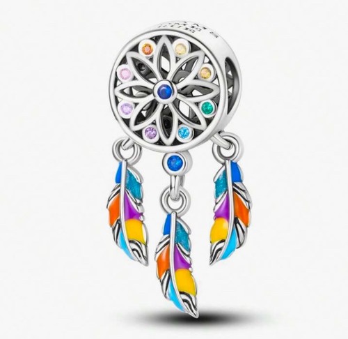 Silver charm for bracelets - for,
