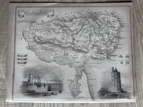 1838 isle thanet kent - of, thanet,