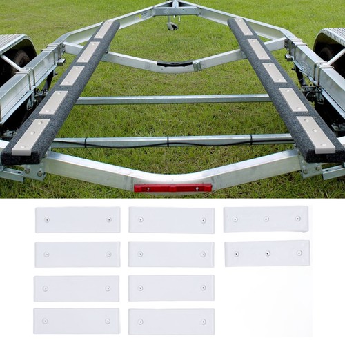 Boat trailer bunk slide pads - bunk,