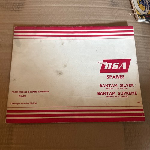 Bsa spares catalogue - catalogue, 00-5130