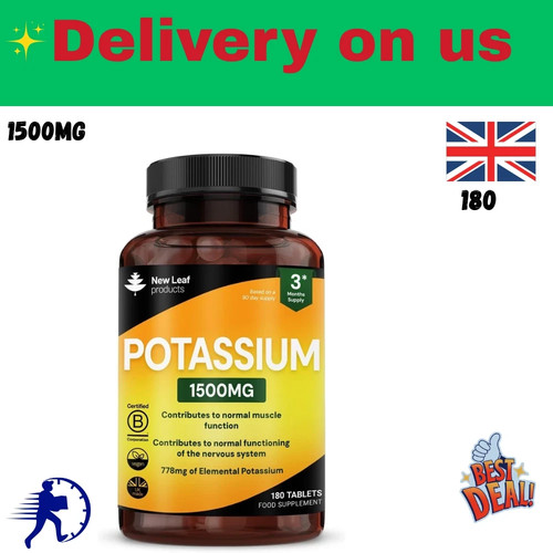 Potassium 1500mg supplements - 1500mg,