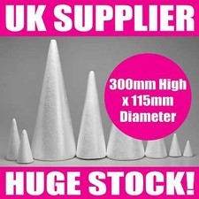 300mm High x 115mm Diameter -