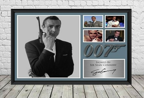 Sean connery signed photo - sean,