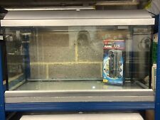 glass aquarium fish tank used