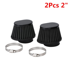 2in/51mm High Flow Cone Air Filter Pod Cleaner Fit For Motorcycle ATV Scooter
