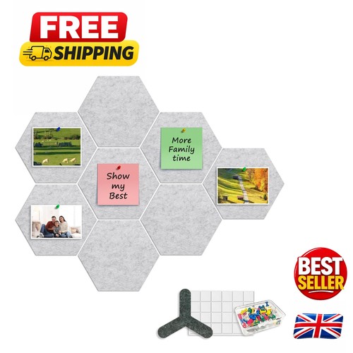 Pack hexagon felt - 8, board