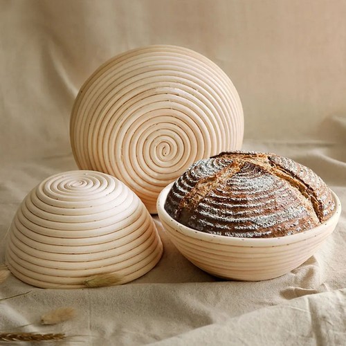 Rattan proofing basket - proofing, round