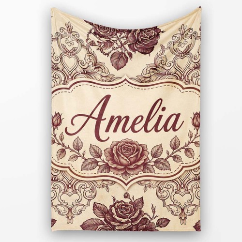Soft fleece blanket - soft, classic