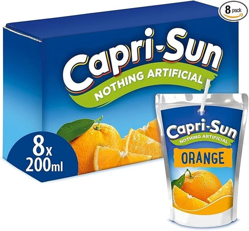 Capri sun orange juice drink - orange,