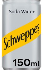 SCHWEPPES SODA WATER 150ML X