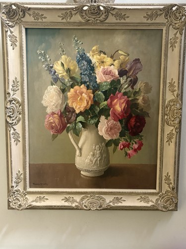 Old floral painting - old, by