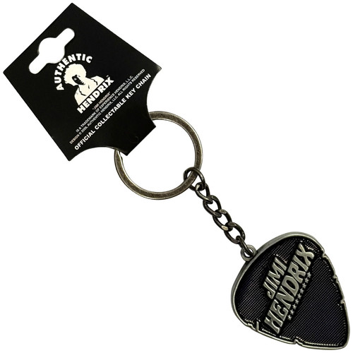 Jimi hendrix keychain - keychain, plectrum