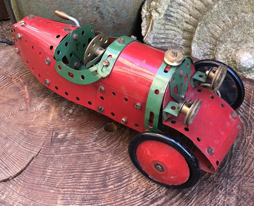Vintage scratch built meccano - built,