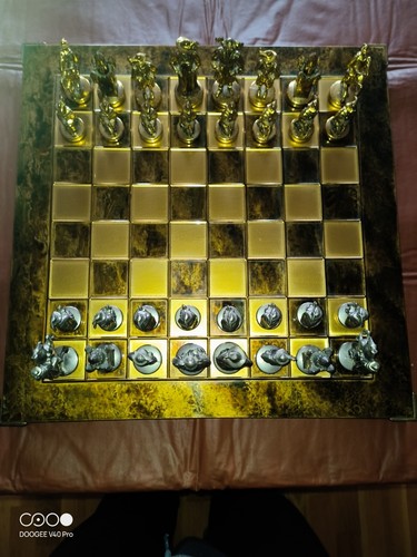 Medieval knights chess set - medieval,