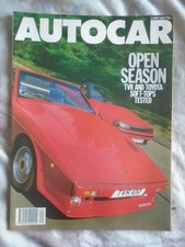 Autocar 13 May 1987 TVR 390