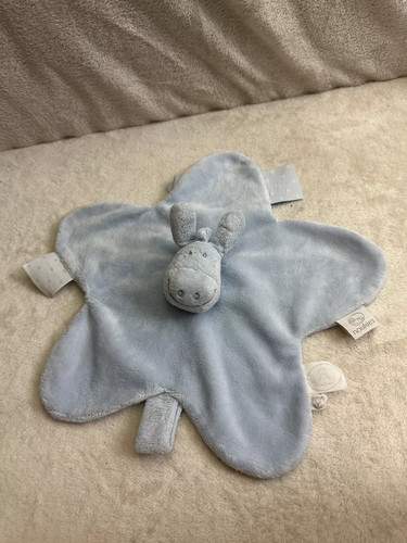 Noukies blue donkey - , comforter