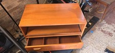 Vintage 1960s Mid-Century Teak TV / Record Cabinet Unit – Retro MCM