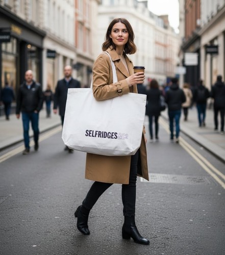 Selfridges white oversize - selfridges, co