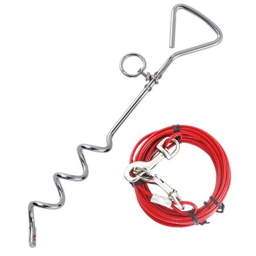 Heavy duty dog tether - heavy,