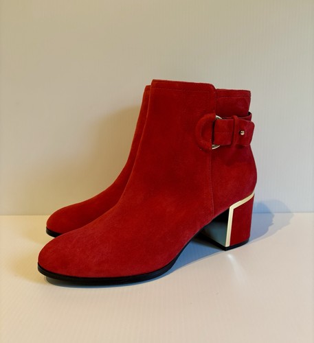 Moda pelle red - in, suede