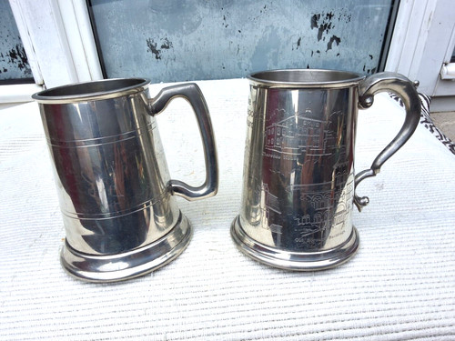 Engraved sheffield pewter - 2,
