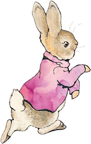 Peter rabbit watercolour wall - peter,