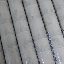 4 Rolls Grey Metallic Silver