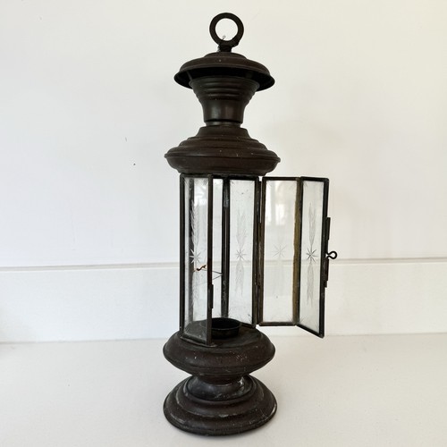 Antique style brass hexagonal - antique,