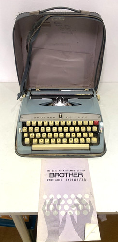 50s working duck - working, blue