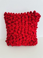 Dreamweavers Incorporated Plush Large Red Cushion 45x 45cm