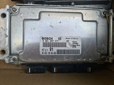 9643218980 Peugeot 206 1.6 ENGINE ECU BOSCH 0261207477 ME744