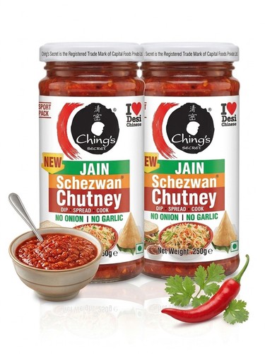 Chings jain schezwan chutney - chings,