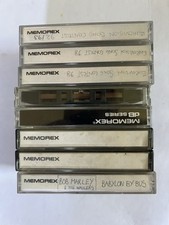 Memorex used blank audio cassettes x 8